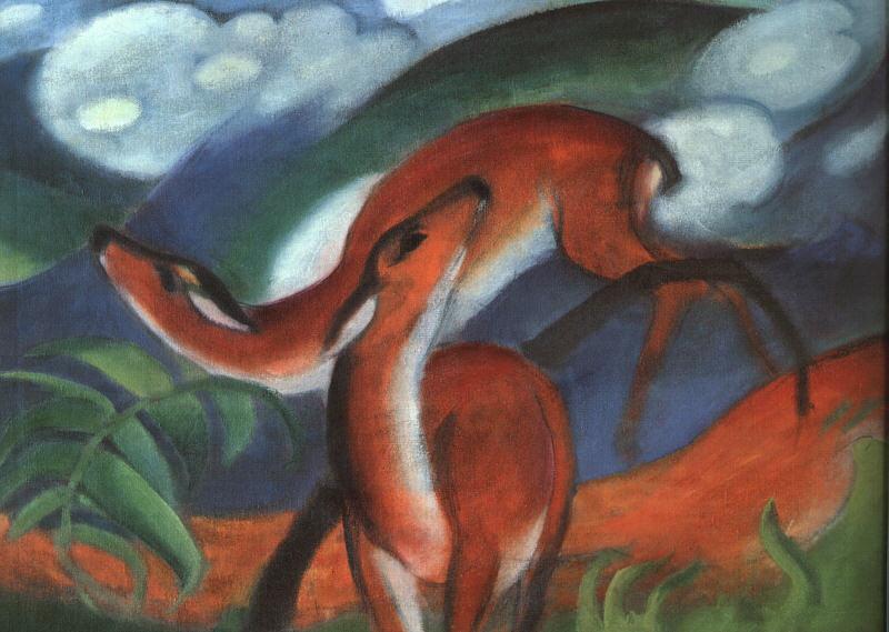 Franz Marc Red Deer II